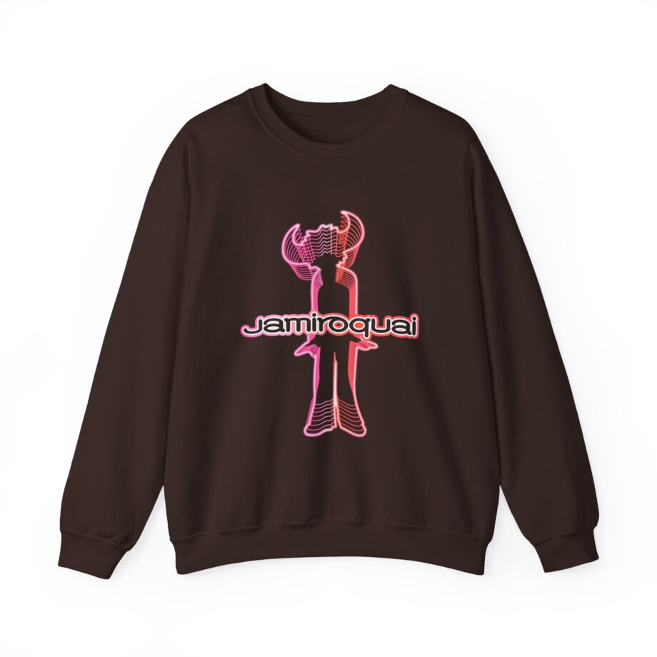 J Buffalo Man Neon Unisex Heavy Blend™ Crewneck Sweatshirt
