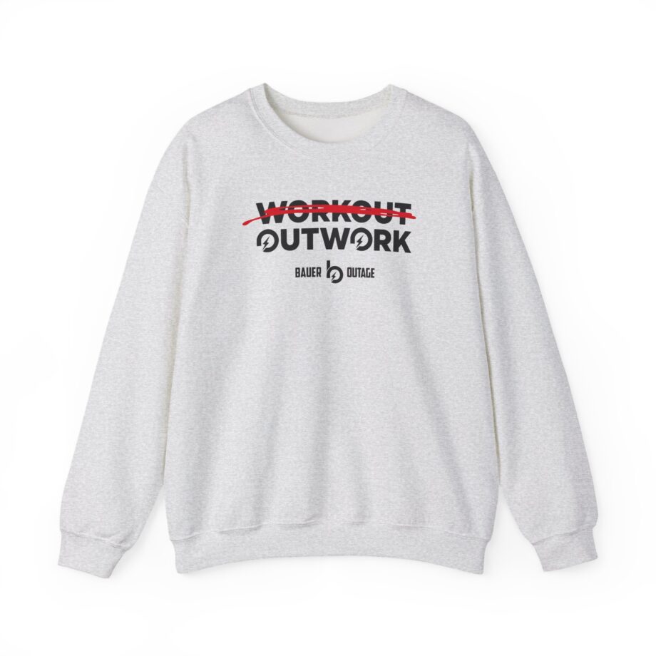 Trevor Bauer Outwork Workout Unisex Heavy Blend™ Crewneck Sweatshirt