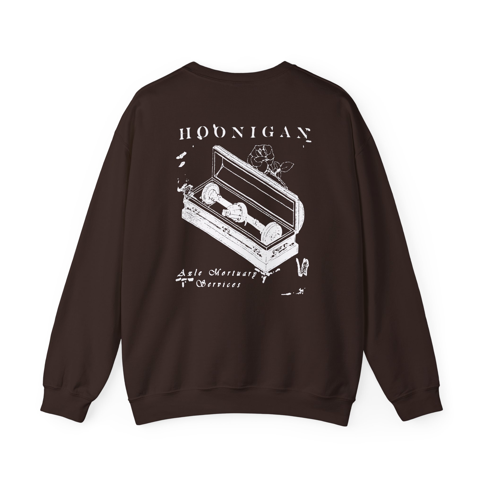 Ken Block Hoonigan Mortuary  Unisex Heavy Blendâ„¢ Crewneck Sweatshirt