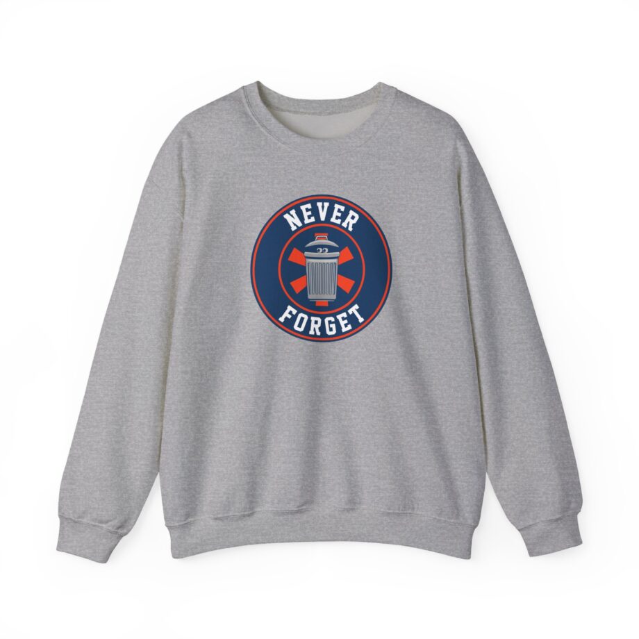 Trevor Bauer Never Forget Unisex Heavy Blend™ Crewneck Sweatshirt