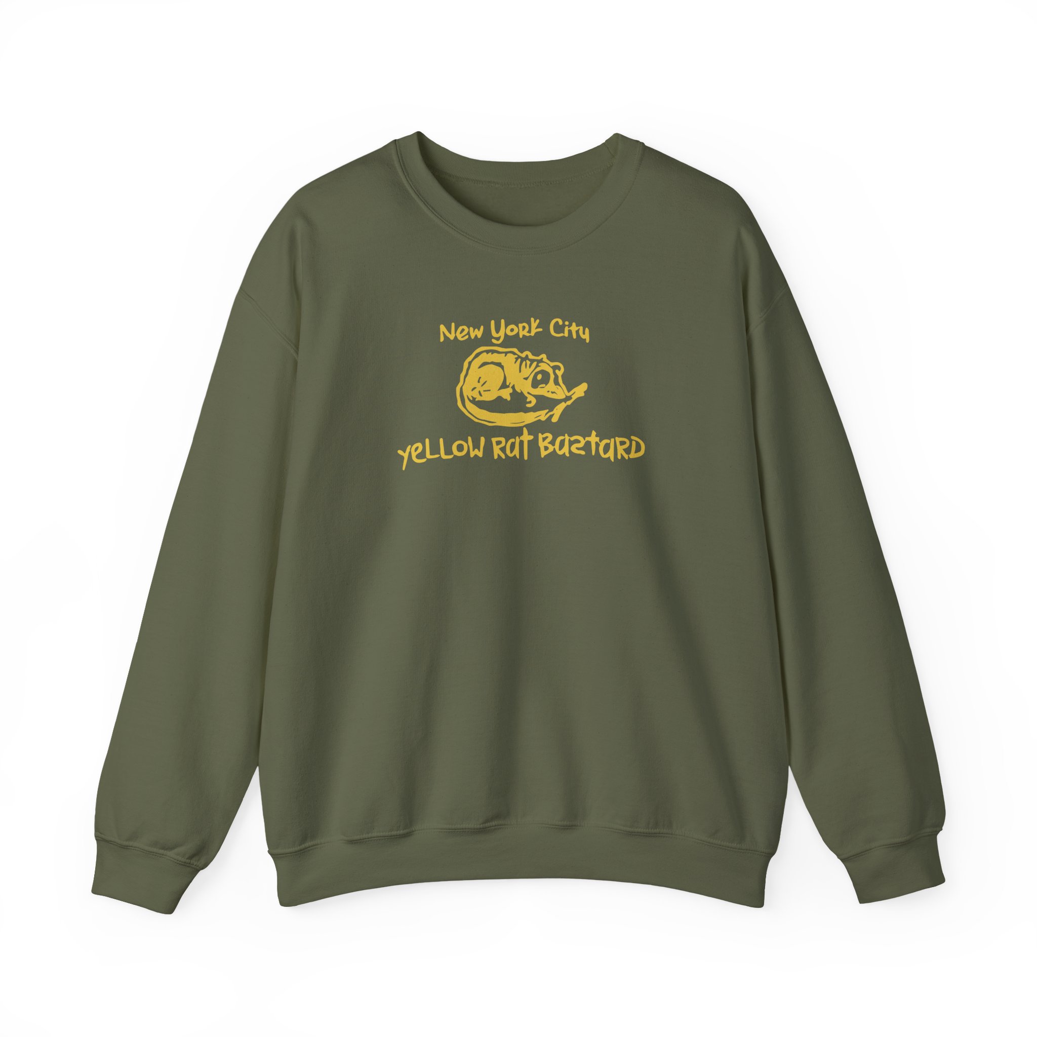 Ishowspeed John Galt Nyc Yellow Rat Bastard Unisex Heavy Blendâ„¢ Crewneck Sweatshirt
