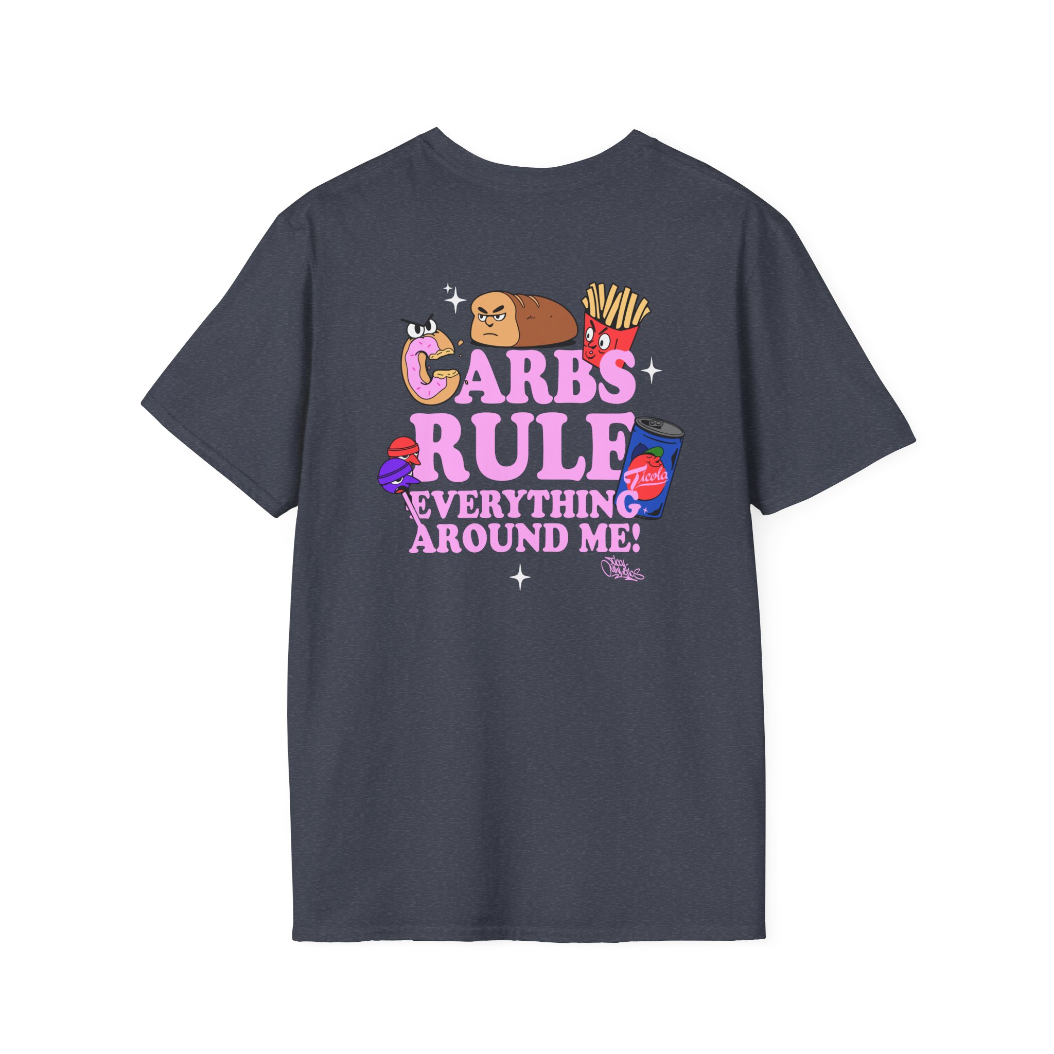Method Man Carbs Rule Everything Around Me Unisex Softstyle T-Shirt