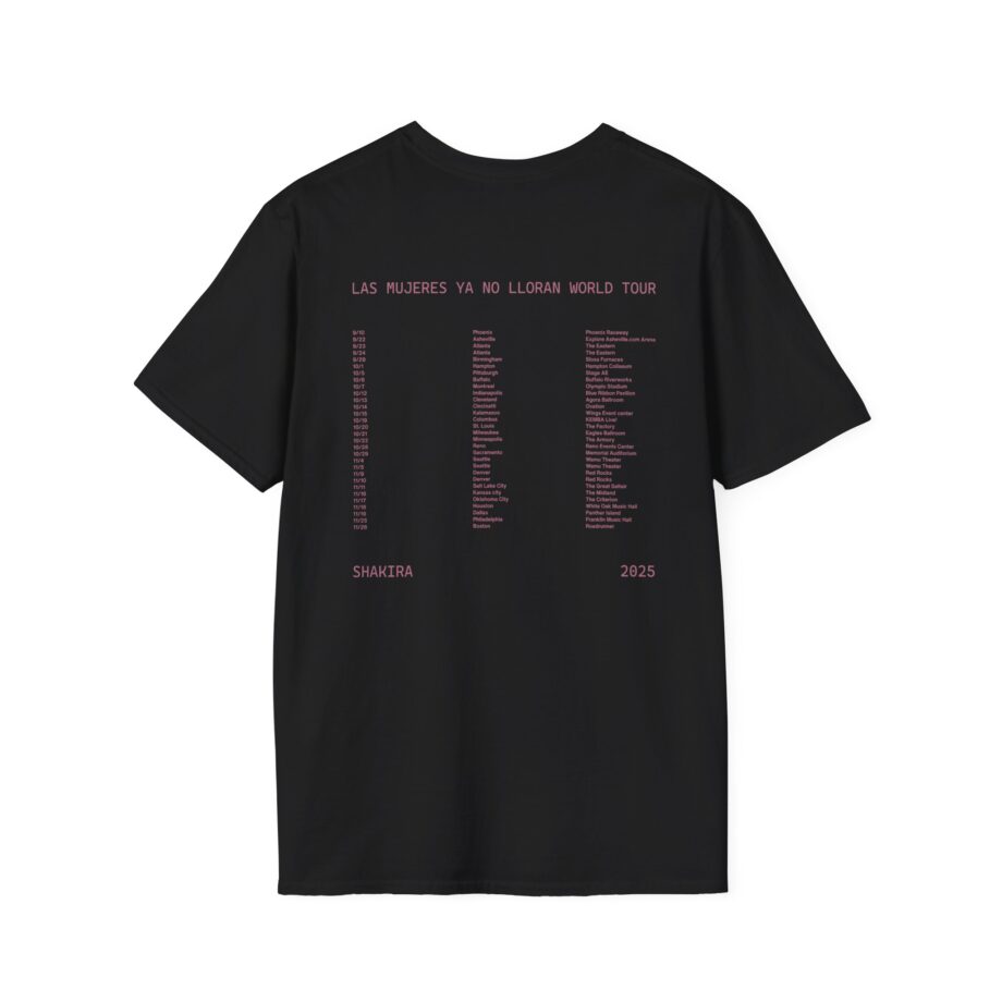 Shakira LMYNL World Tour Unisex Softstyle T-Shirt