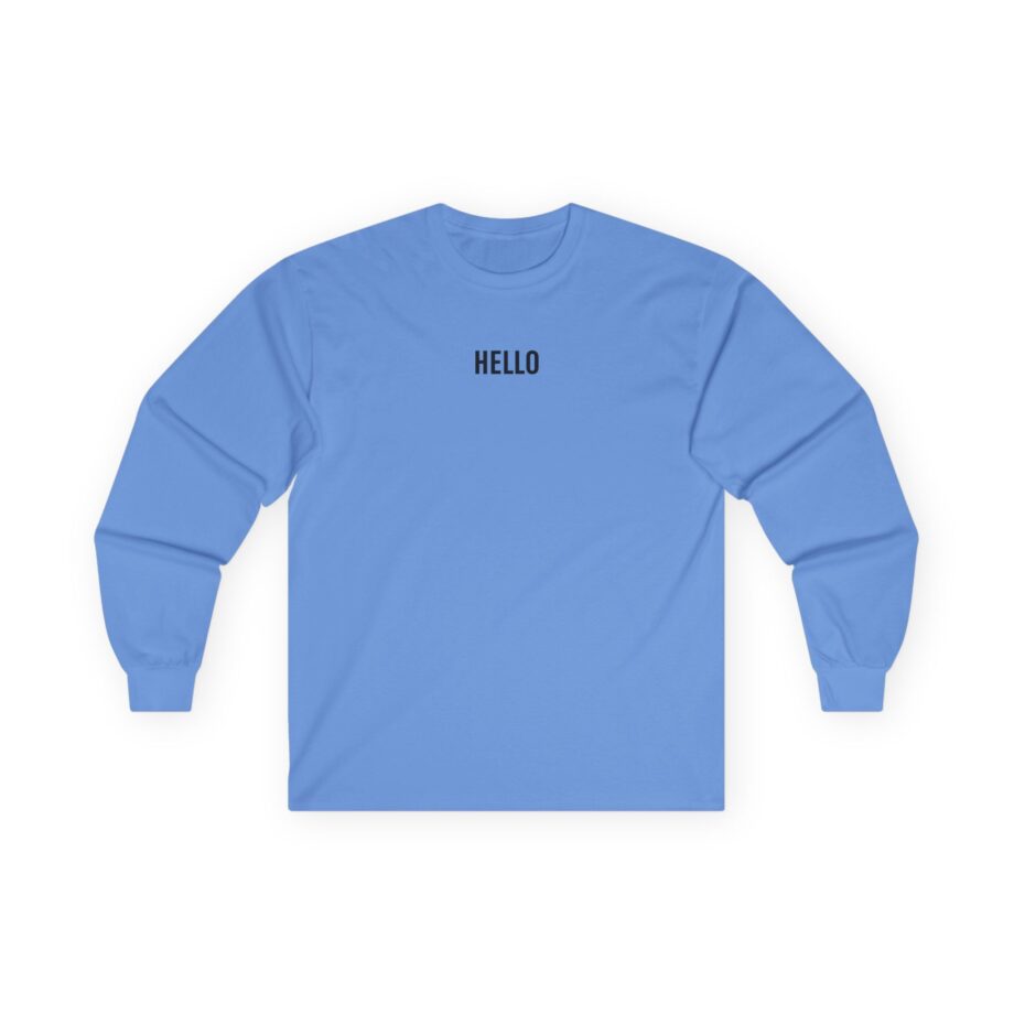 Adele Hallo Unisex Ultra Cotton Long Sleeve Tee