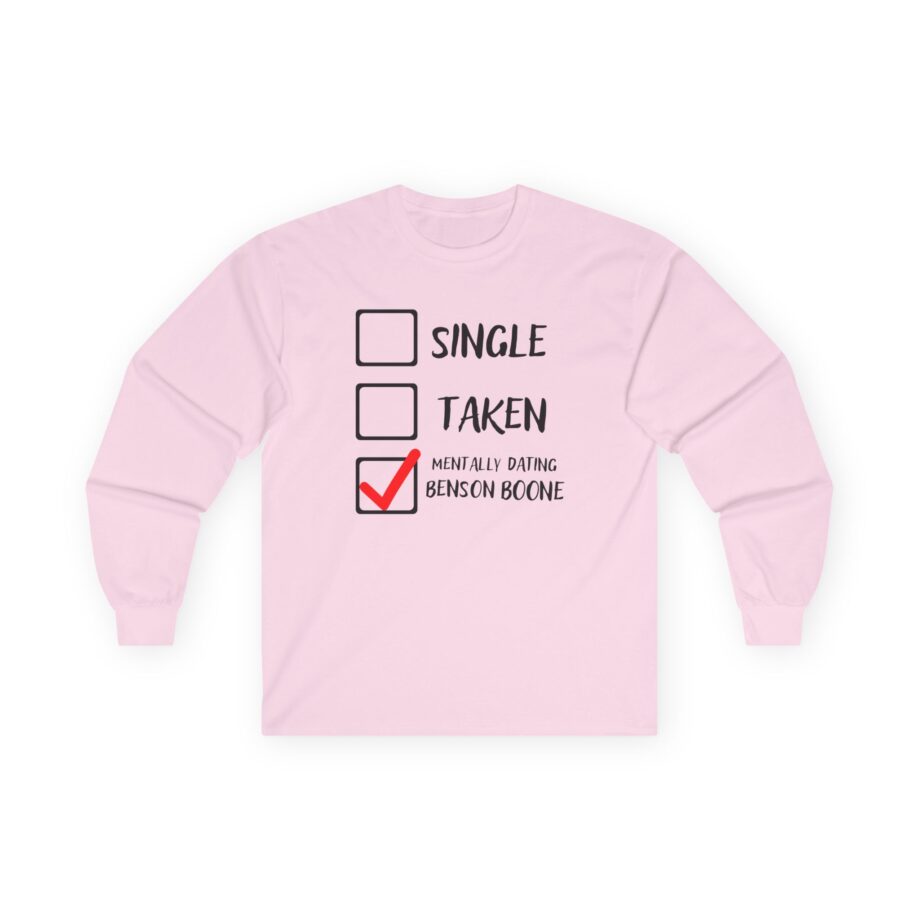 Benson Boone Mentally Dating Unisex Ultra Cotton Long Sleeve Tee