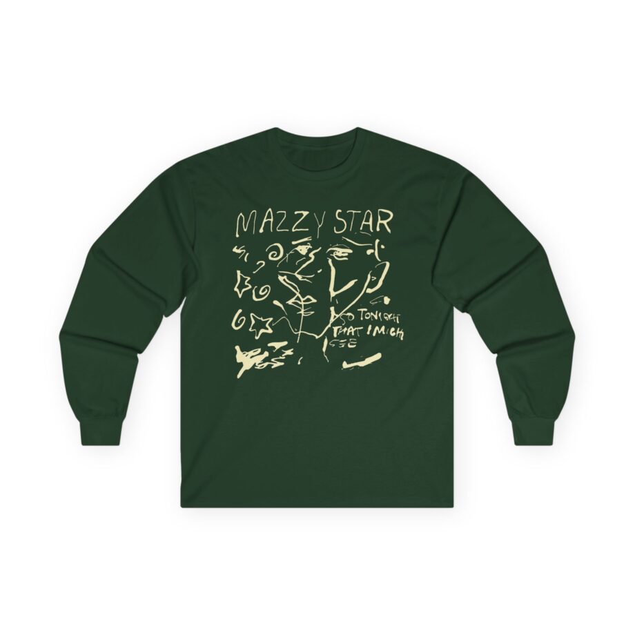 Binchtopia Max Wearing Mazzy Star 90s Unisex Ultra Cotton Long Sleeve Tee