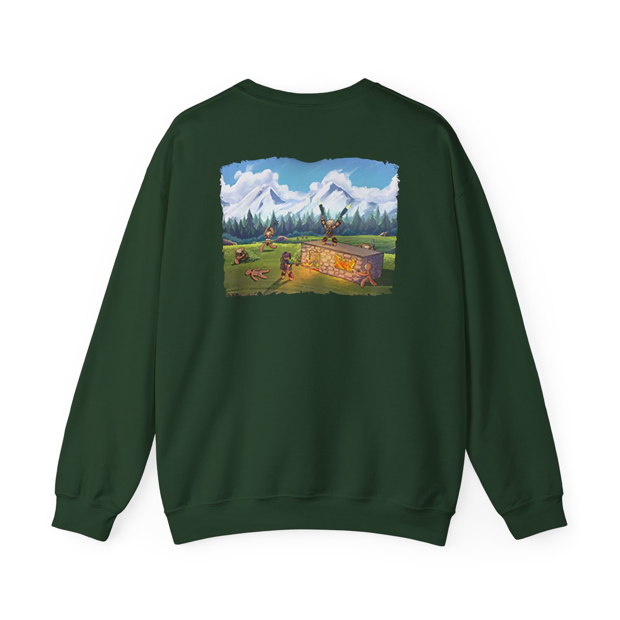 Spoonkid Battlefield Unisex Heavy Blendâ„¢ Crewneck Sweatshirt