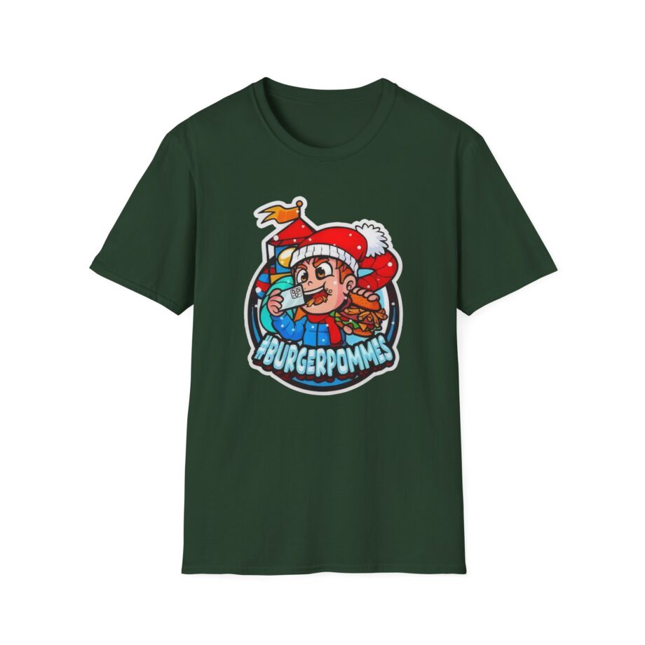 Burger Pommes Unisex Softstyle T-Shirt