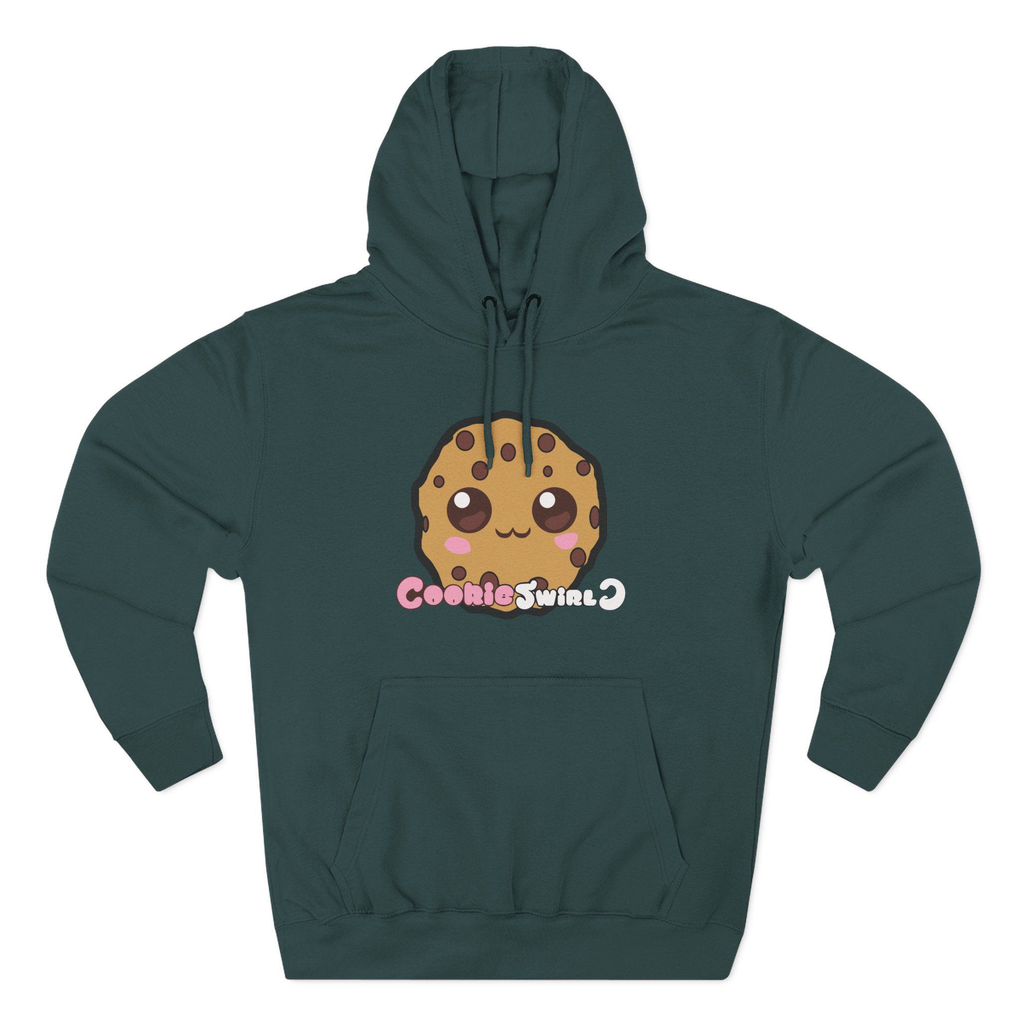 Cookieswirlc Three-Panel Fleece Hoodie