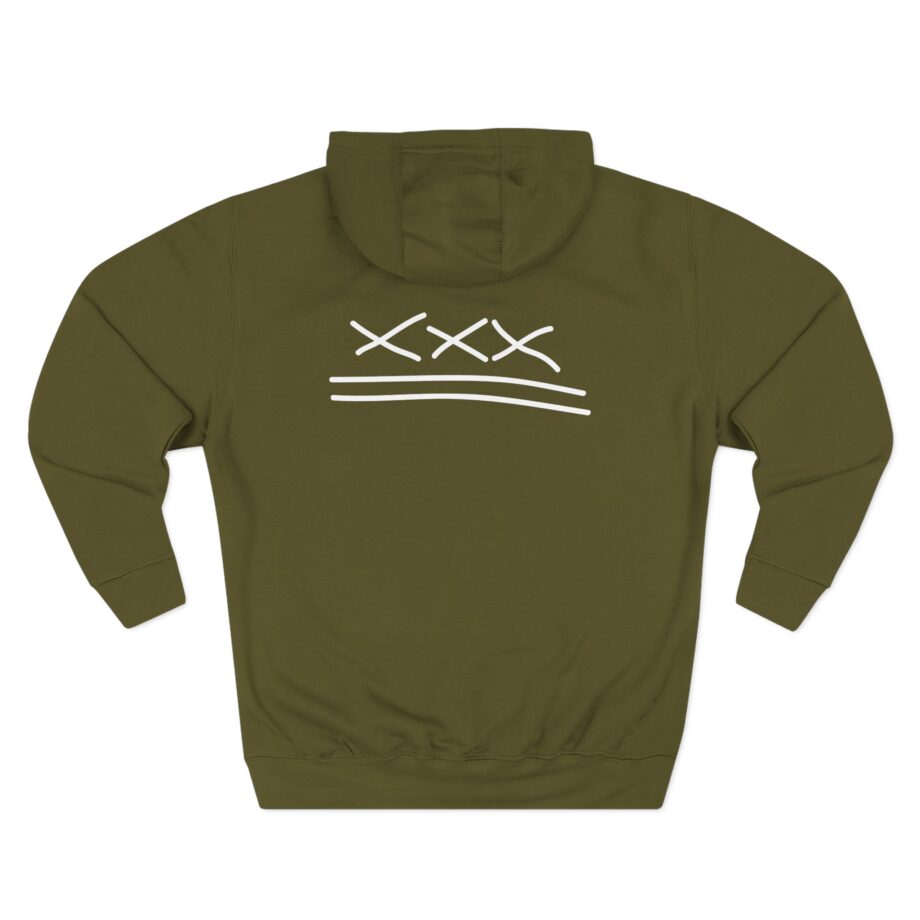 Have Heart Boston Straight Edge Three-Panel Fleece Hoodie