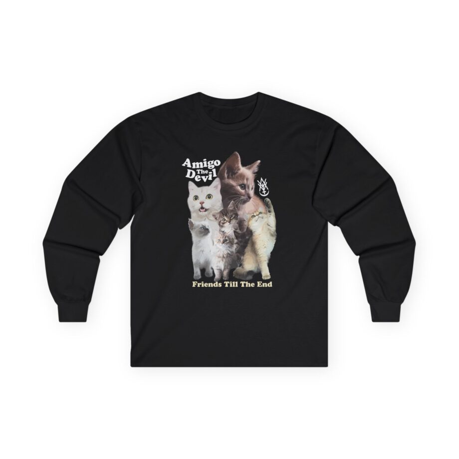 Amigo the Devil  Too Many Puppies Unisex Ultra Cotton Long Sleeve Tee