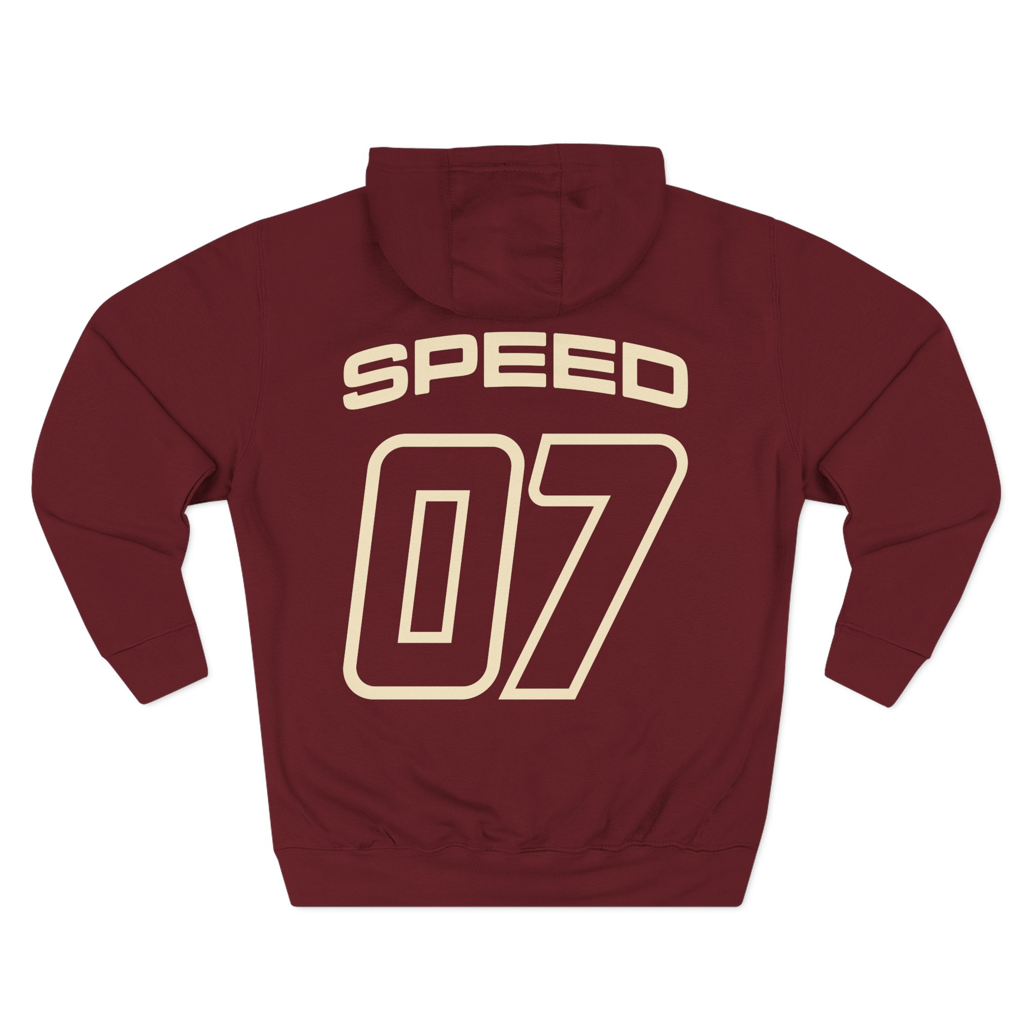 Ishowspeed Racing Royal Three-Panel Fleece Hoodie