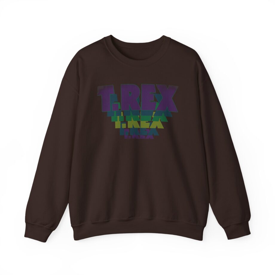 T Rex Stacked Logo Unisex Heavy Blend™ Crewneck Sweatshirt