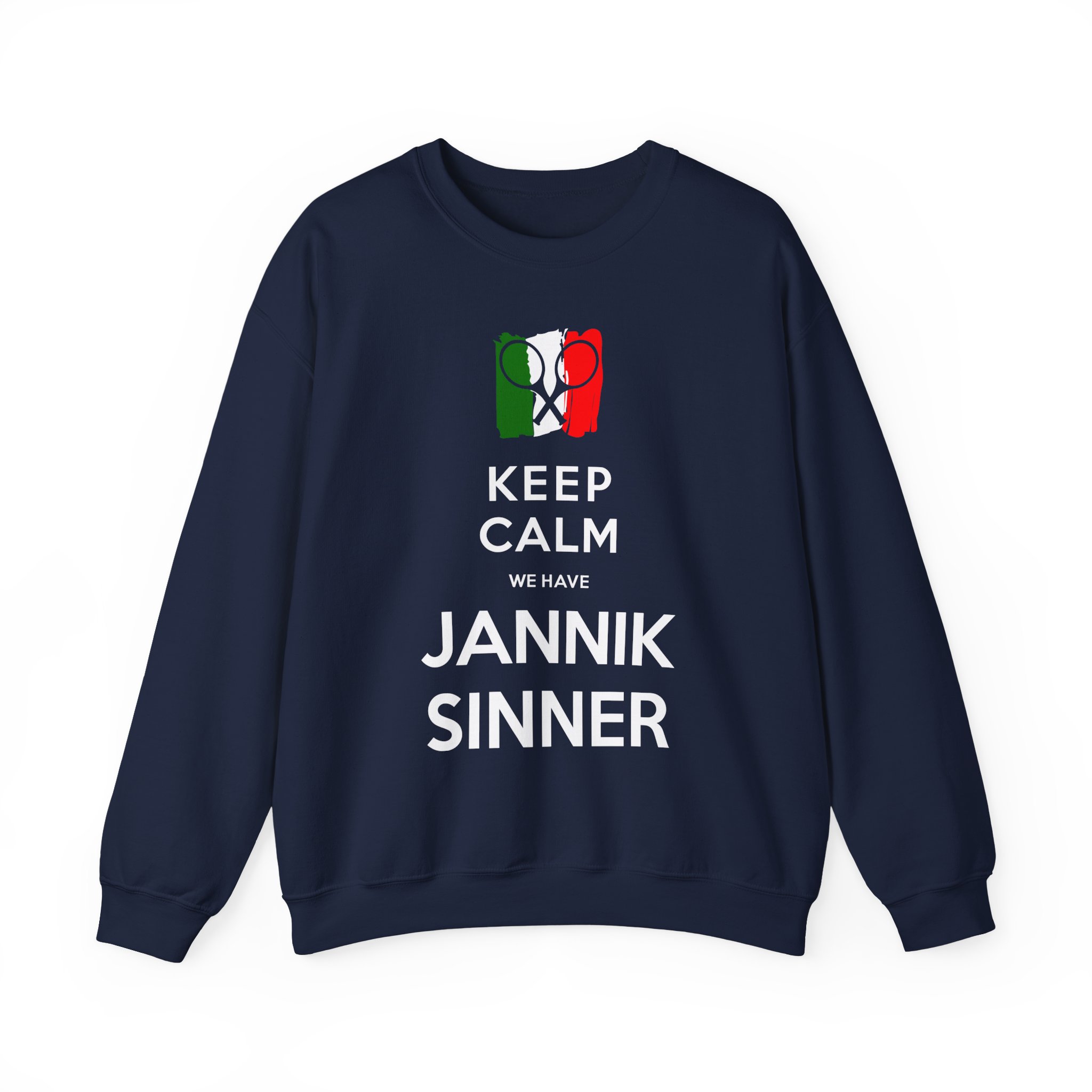 Jannik Sinner Keep Calm We Have Unisex Heavy Blendâ„¢ Crewneck Sweatshirt