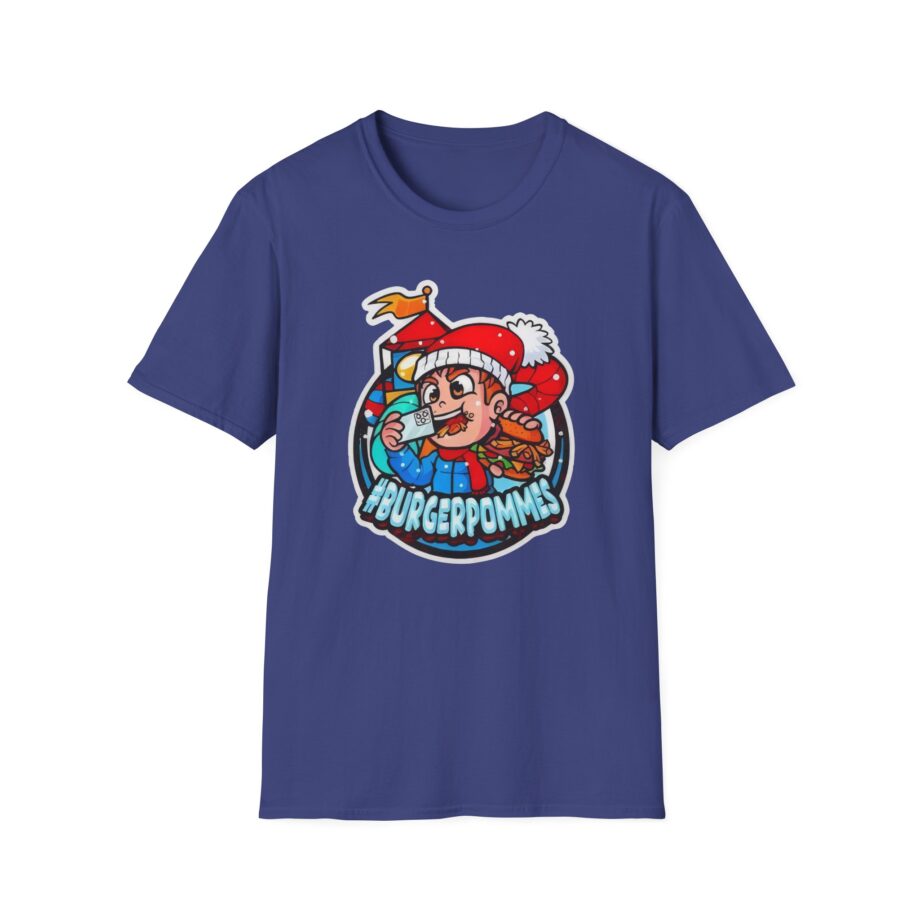 Burger Pommes Unisex Softstyle T-Shirt