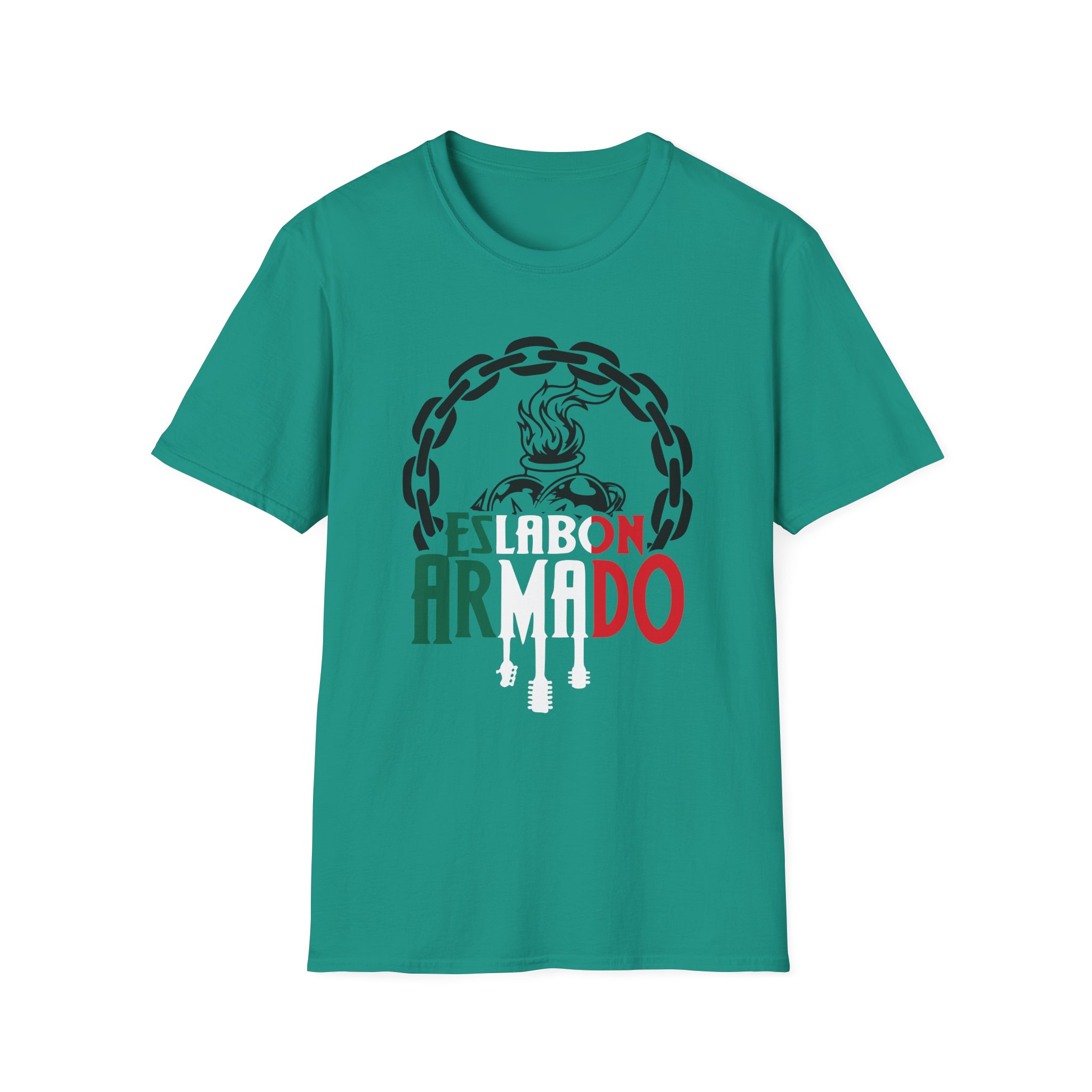 Eslabon Armado asà Lo Quiso Dios Unisex Softstyle T-Shirt