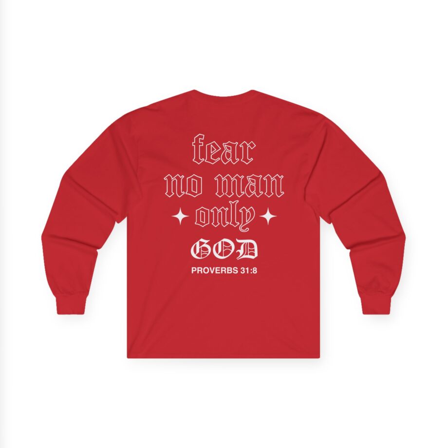 Ryan Garcia Fear No Man Only God Unisex Ultra Cotton Long Sleeve Tee