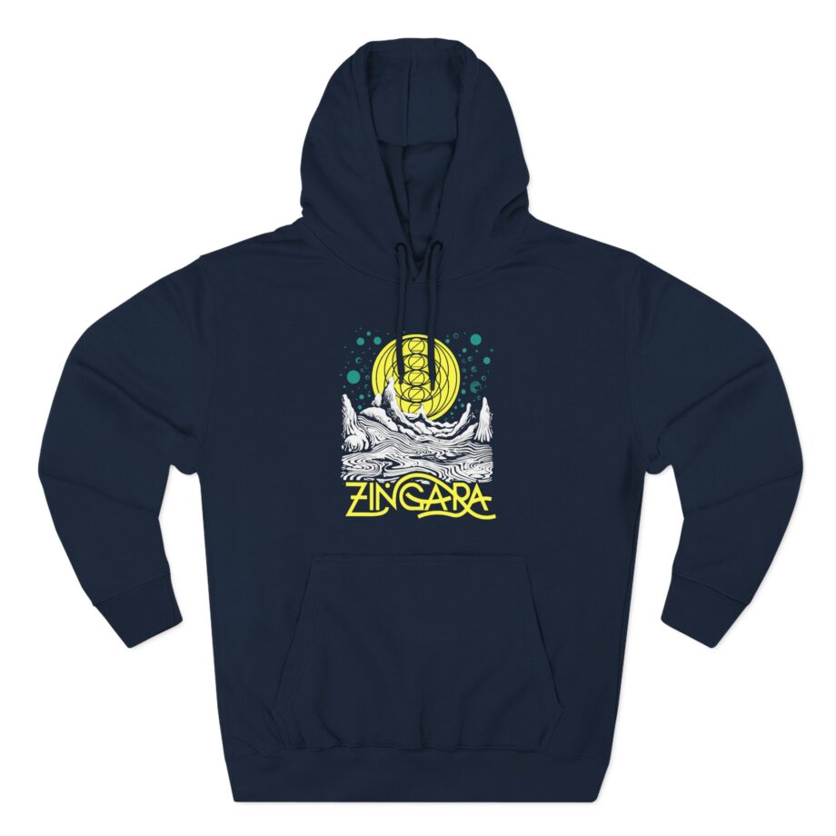 Zingara Moon Eyes Three-Panel Fleece Hoodie