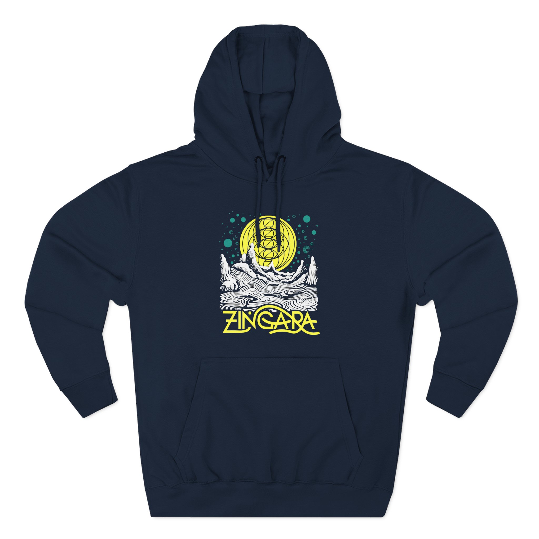 Zingara Moon Eyes Three-Panel Fleece Hoodie