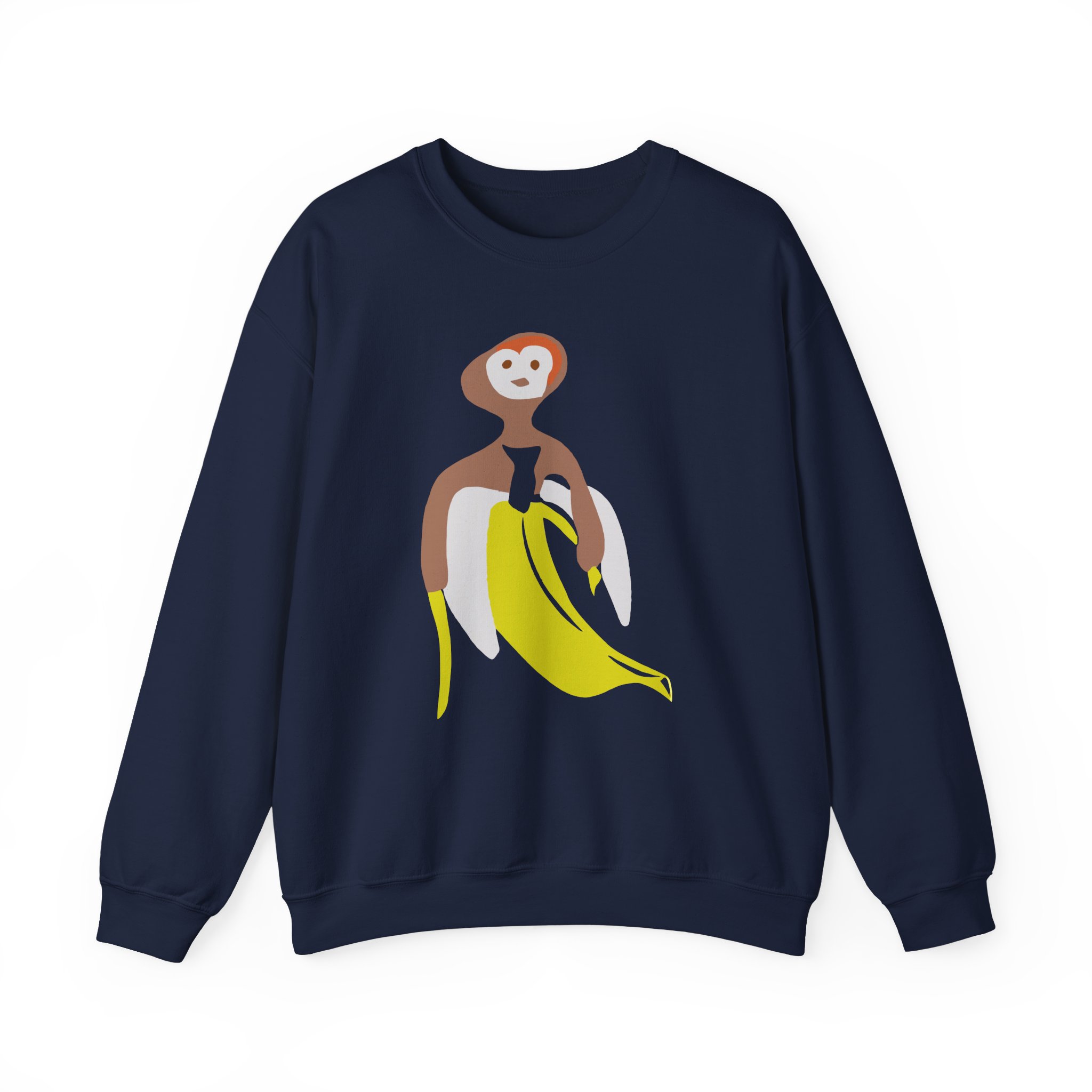 Spoonkid Inspired Banana Unisex Heavy Blendâ„¢ Crewneck Sweatshirt