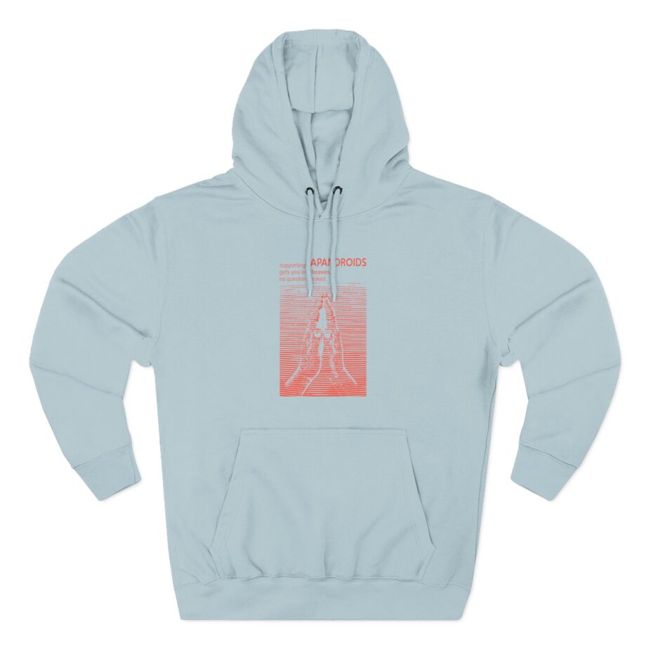 Supporting Japandroids Gets You Into Heaven No Questions Asked Three-Panel Fleece Hoodie