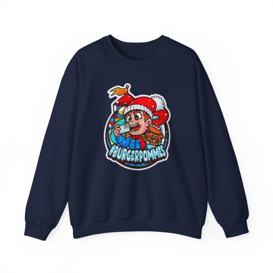 Burger Pommes Unisex Heavy Blend™ Crewneck Sweatshirt