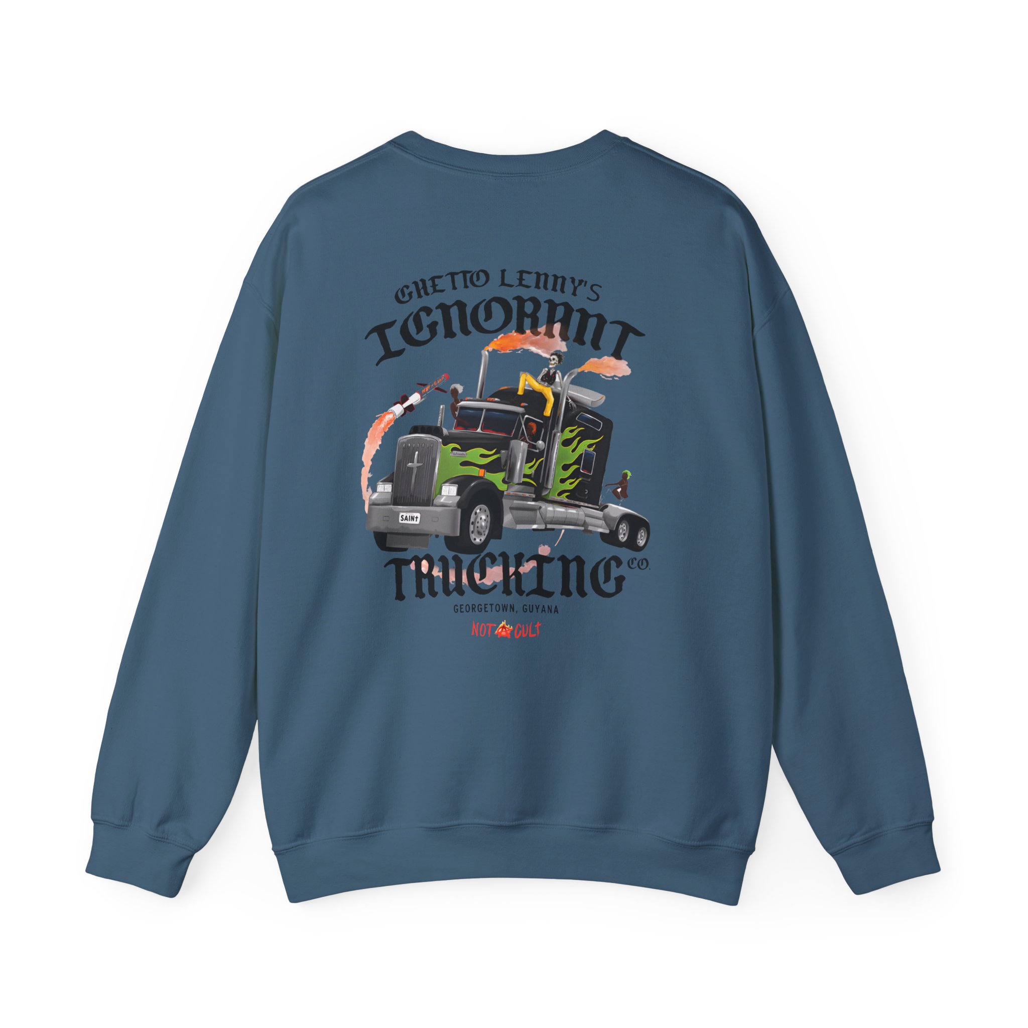 Saint Jhn Ghetto Lenny's Trucking Co. Unisex Heavy Blendâ„¢ Crewneck Sweatshirt