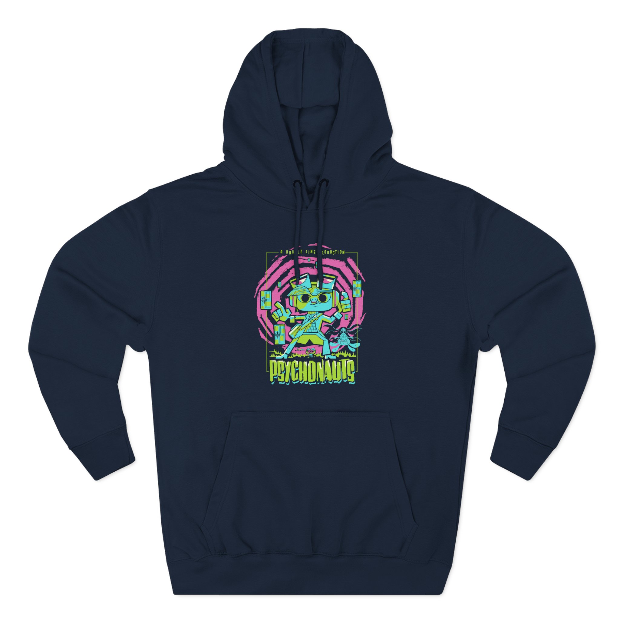 Double Fine Psychic Mystery Three-Panel Fleece Hoodie