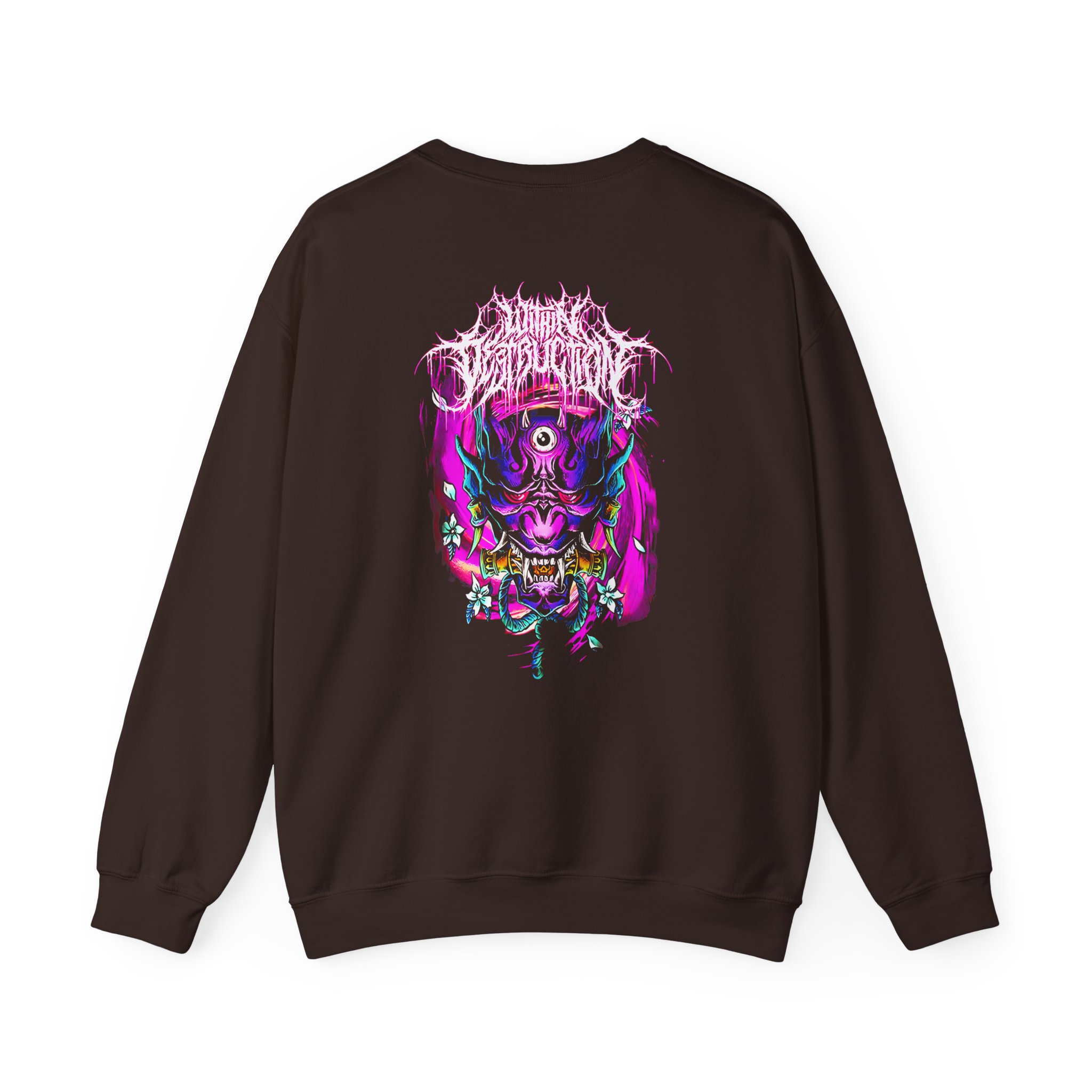 Within Destruction Demon Mask Unisex Heavy Blend Crewneck Sweatshirt