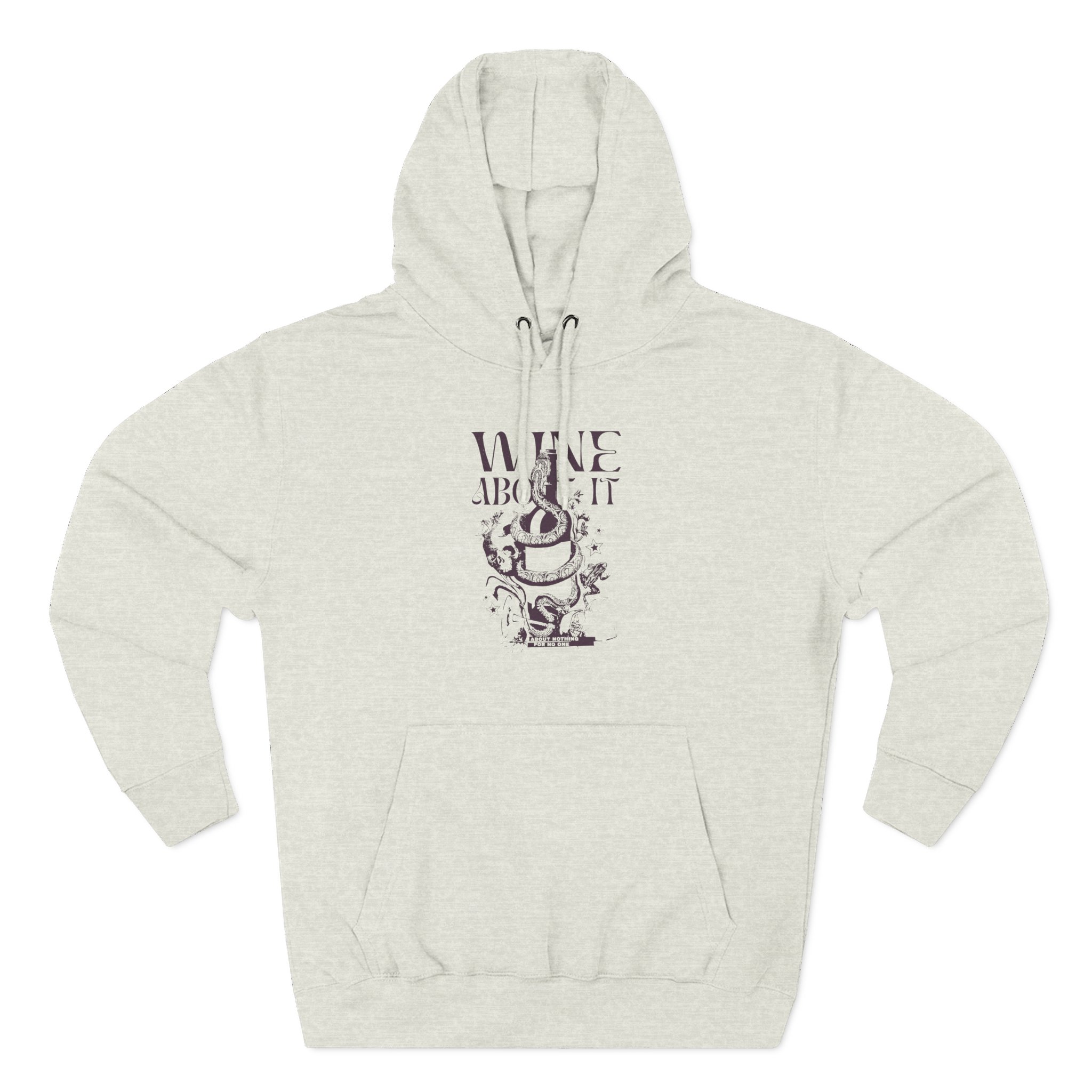 Qtcinderella Snake Three-Panel Fleece Hoodie