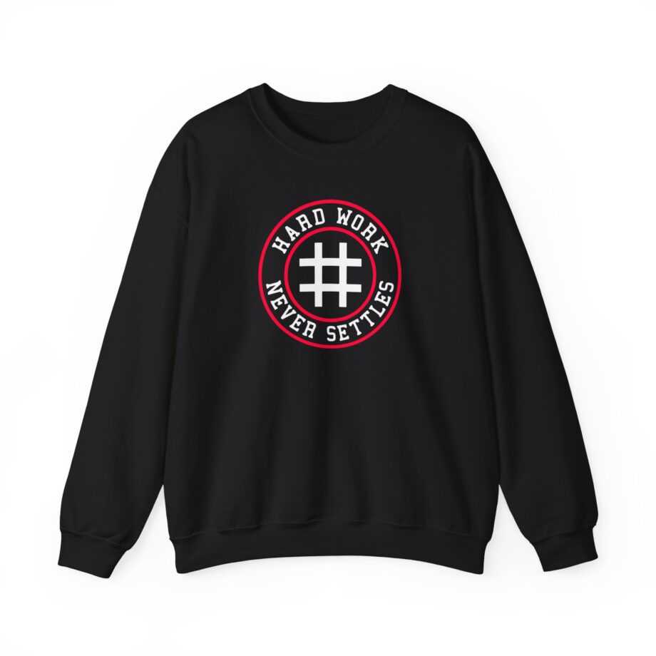 Trevor Bauer Hard Work Never Settles Unisex Heavy Blend™ Crewneck Sweatshirt
