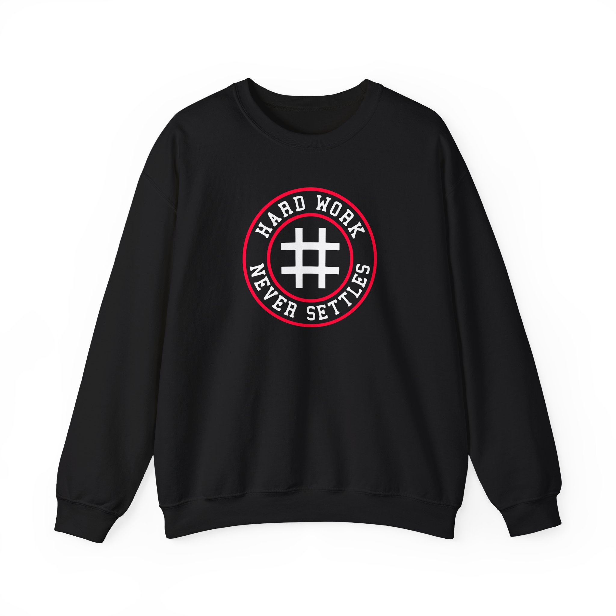 Trevor Bauer Hard Work Never Settles Unisex Heavy Blendâ„¢ Crewneck Sweatshirt
