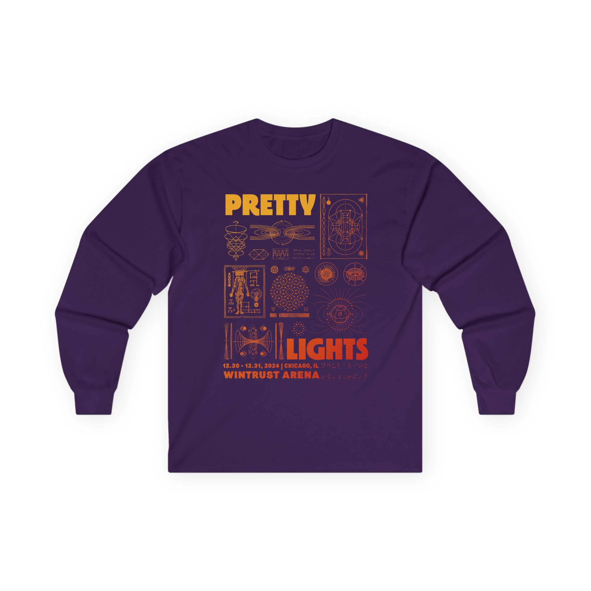 Pretty Lights Lucid Livestream @ Wintrust Arena Unisex Ultra Cotton Long Sleeve Tee