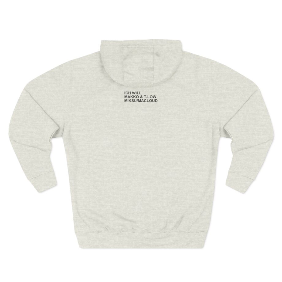 Makko Three-Panel Fleece Hoodie