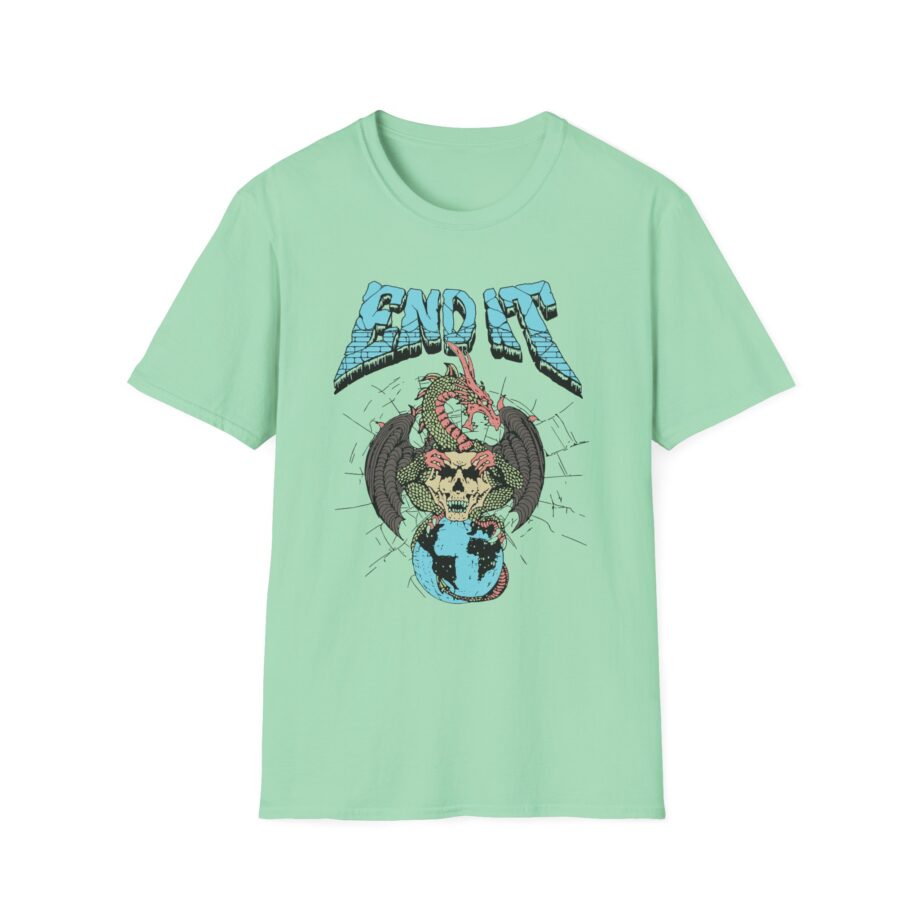 End It Dragon Skull Unisex Softstyle T-Shirt