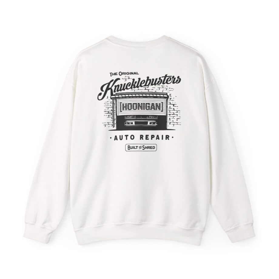 Ken Block Hoonigan Knucklebusters Auto Repair Unisex Heavy Blend™ Crewneck Sweatshirt