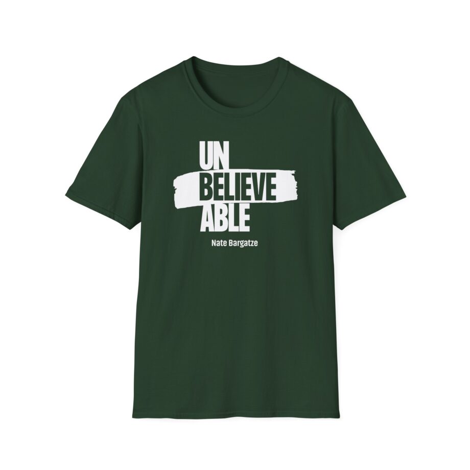 Nate Bargatze - Unbelievable Unisex Softstyle T-Shirt
