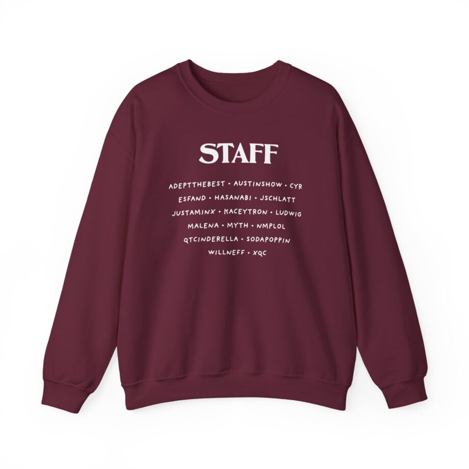 Qtcinderella Shit Camp Staff Unisex Heavy Blend™ Crewneck Sweatshirt
