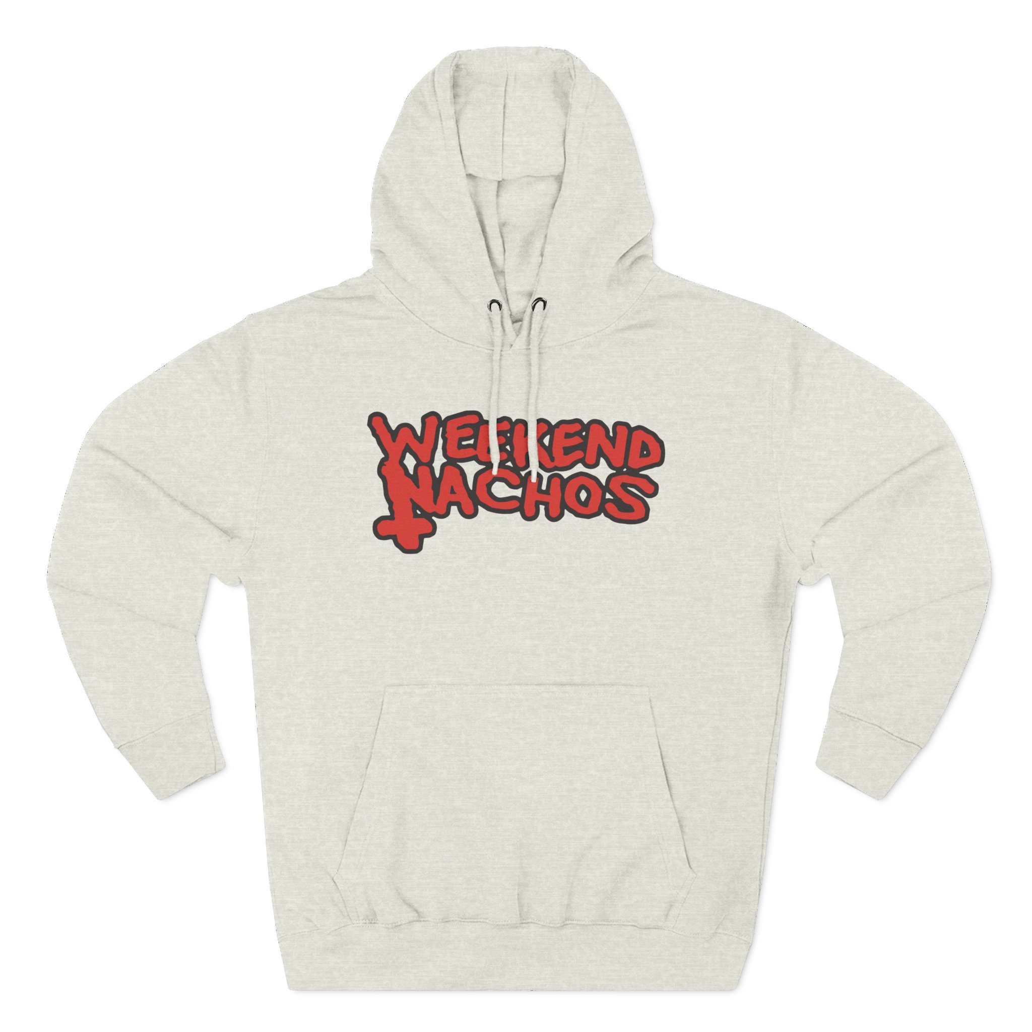Weekend Nachos Christian Three-Panel Fleece Hoodie