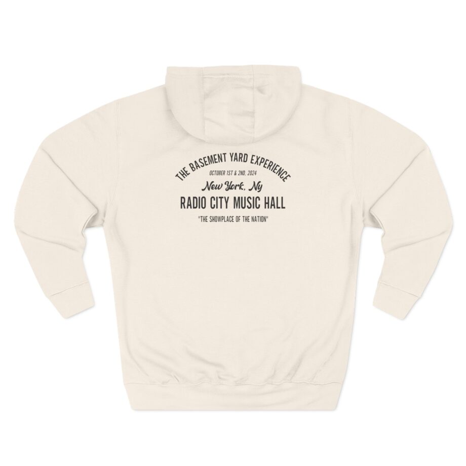 Basement Yard Tby Radio City Ivory Three-Panel Fleece Hoodie