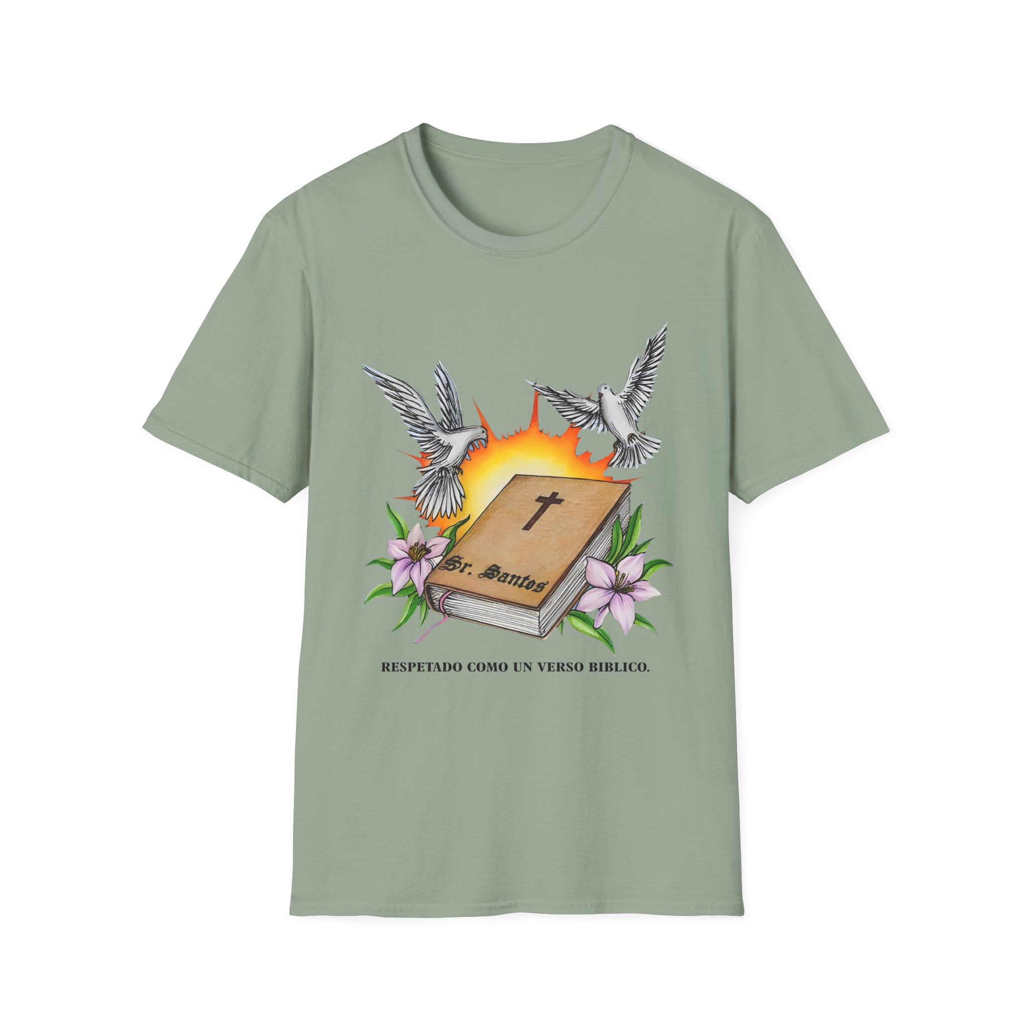 Arcangel Respira Como Un Verso Biblico Unisex Softstyle T-Shirt