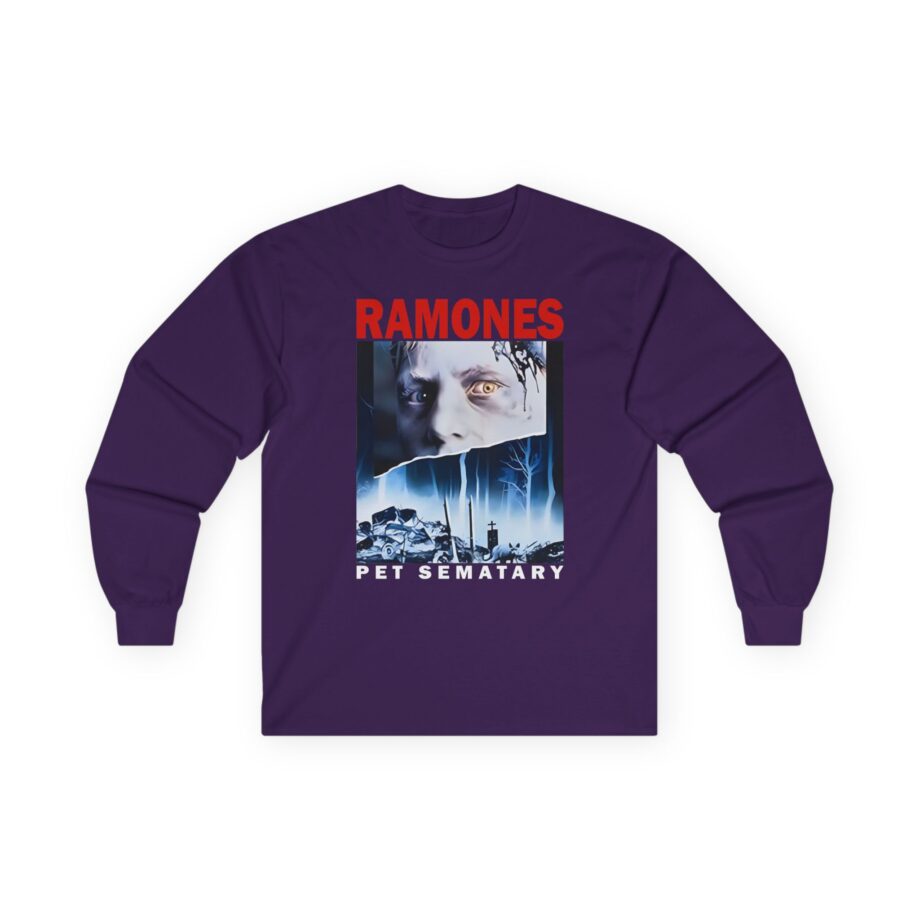 Ramones Pet Sematary T Shirt Unisex Ultra Cotton Long Sleeve Tee