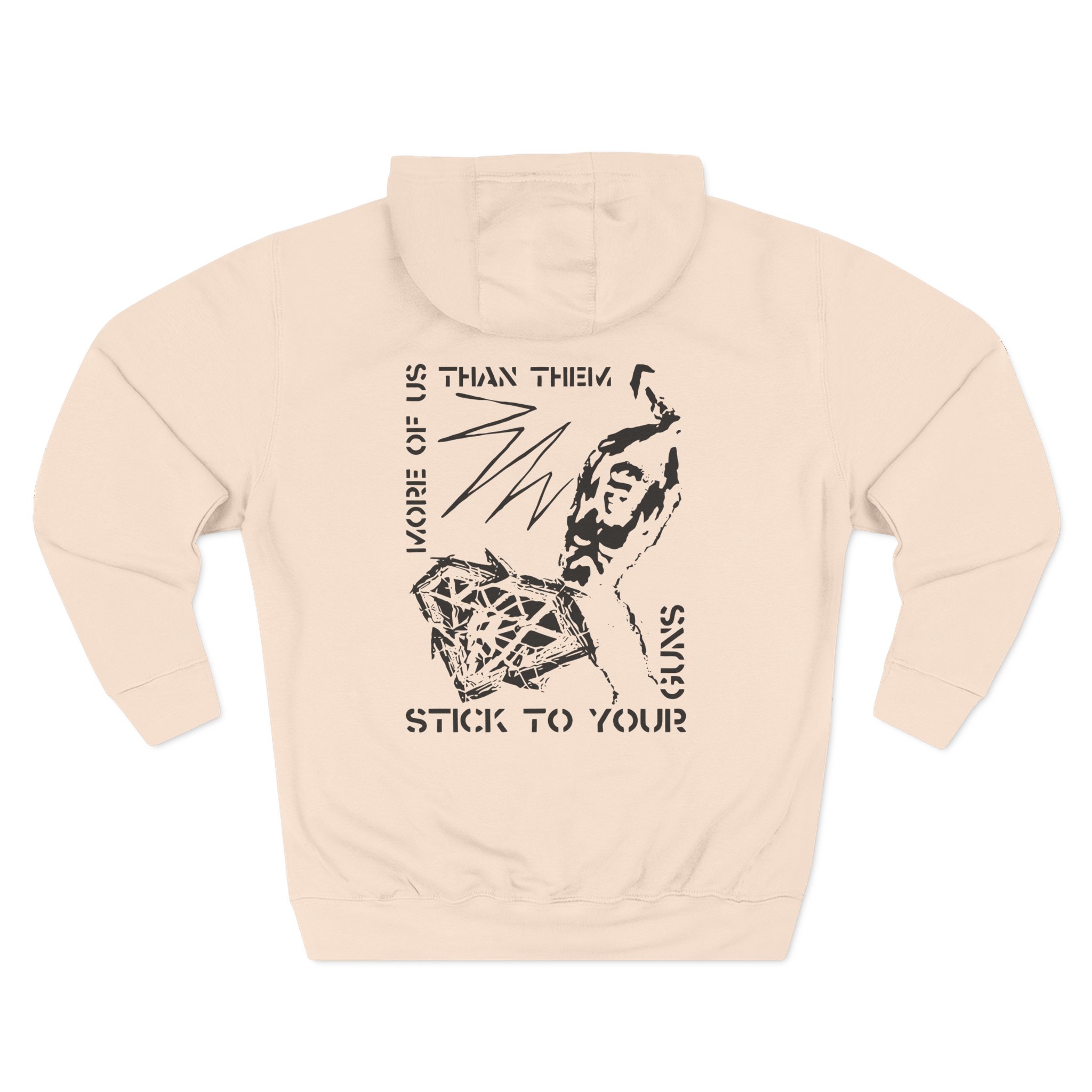 Stick to Your Guns Shatter Three-Panel Fleece Hoodie