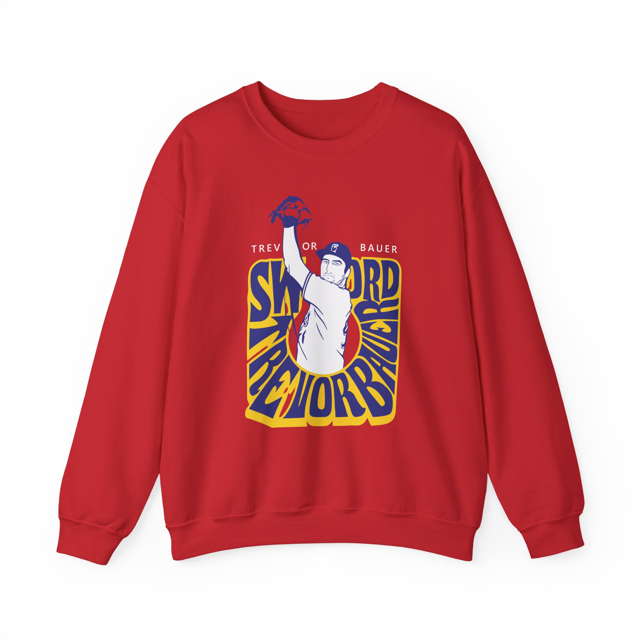 Trevor Bauer Unisex Heavy Blendâ„¢ Crewneck Sweatshirt