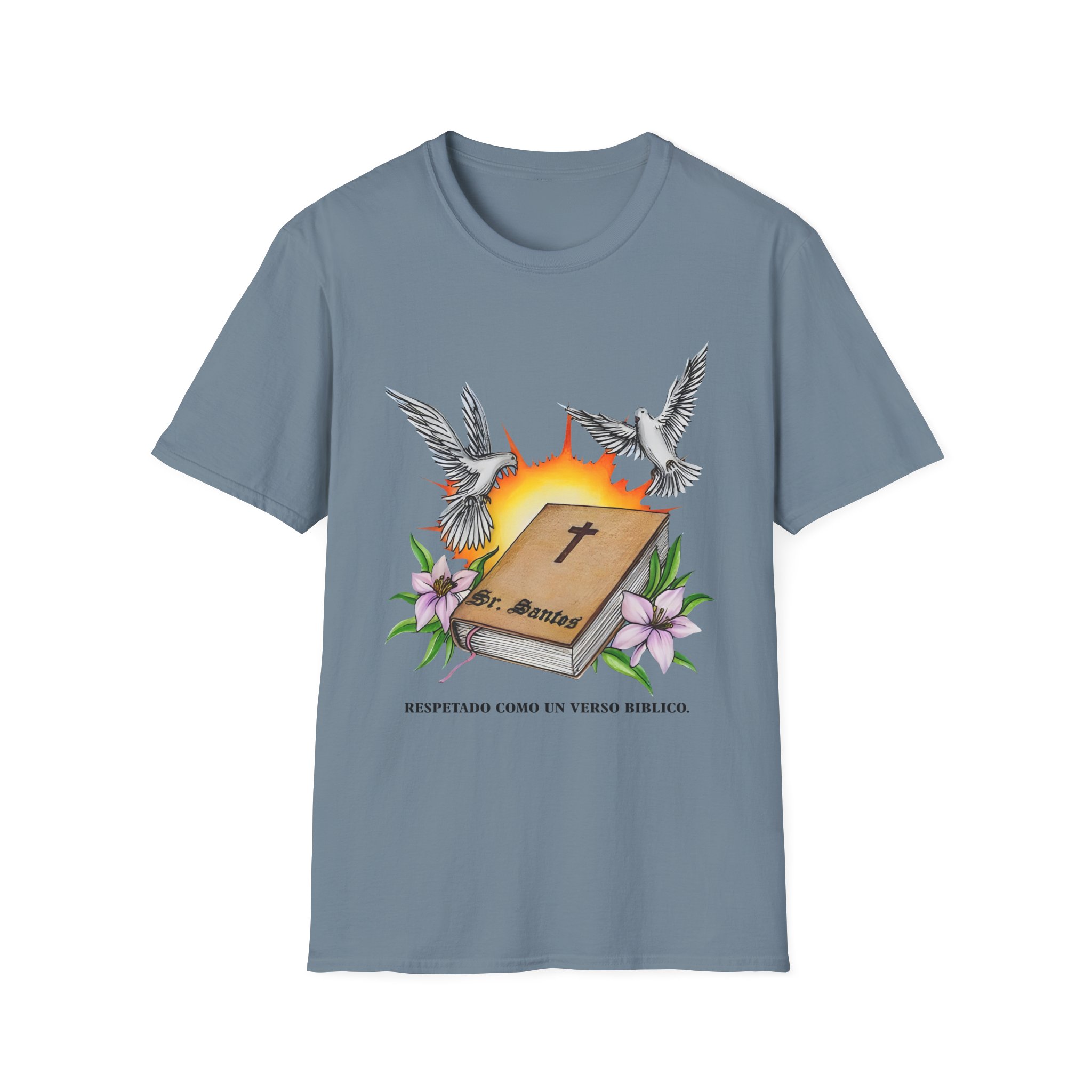 Arcangel Respira Como Un Verso Biblico Unisex Softstyle T-Shirt