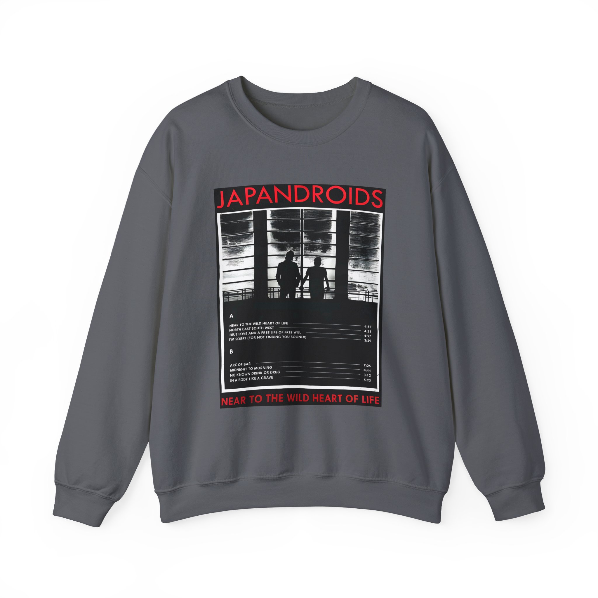 Japandroids Near to the Wild Heart of Life Unisex Heavy Blendâ„¢ Crewneck Sweatshirt