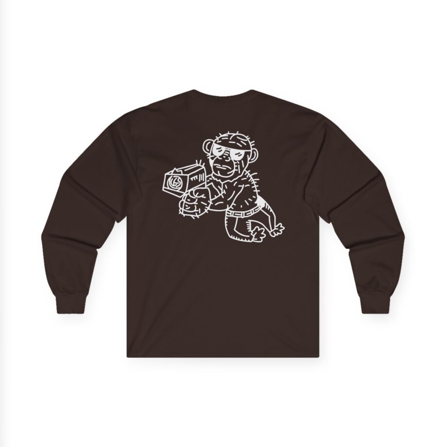 Spoonkid Detective Monke Unisex Ultra Cotton Long Sleeve Tee