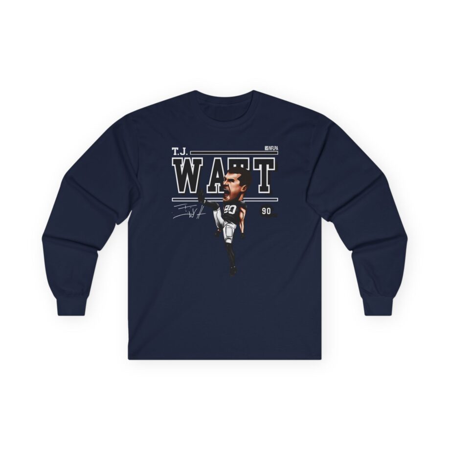 Tj Watt Cartoon Unisex Ultra Cotton Long Sleeve Tee