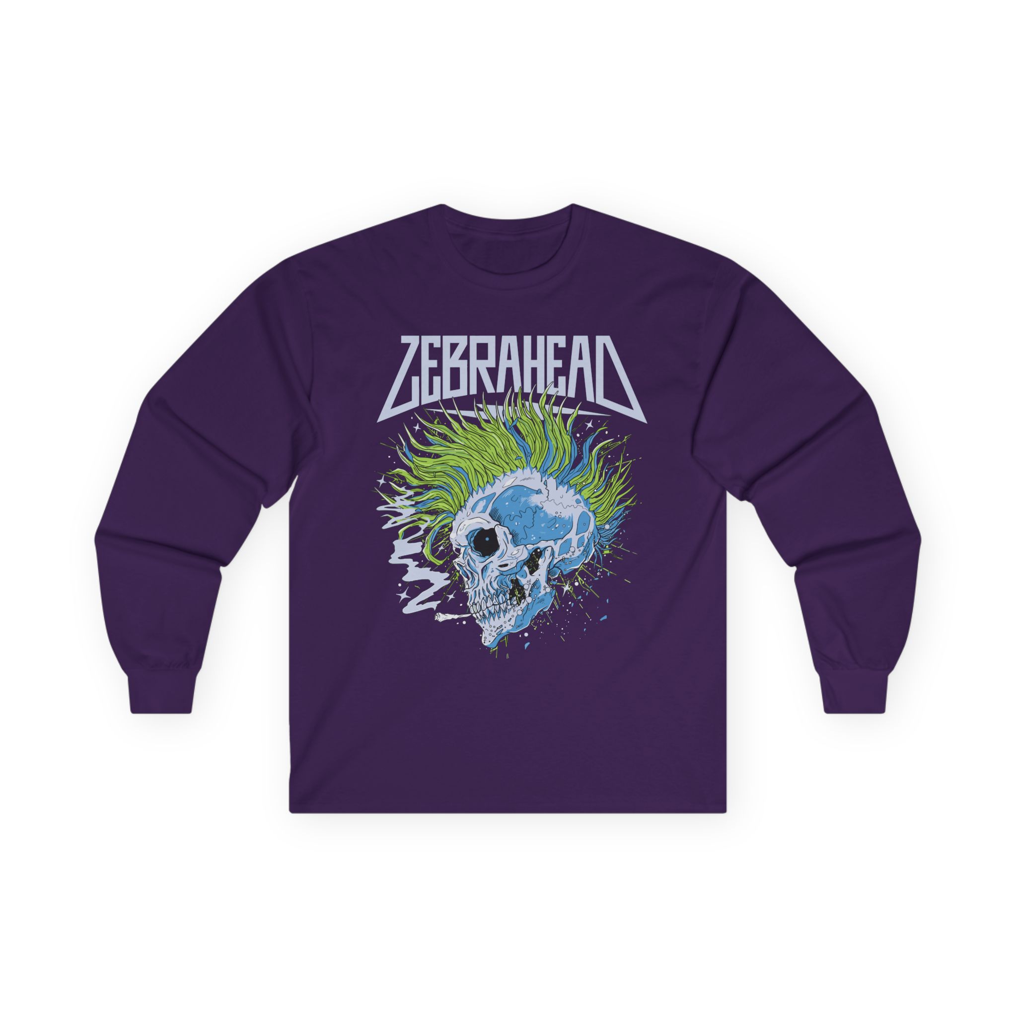 Zebrahead Skull Unisex Ultra Cotton Long Sleeve Tee