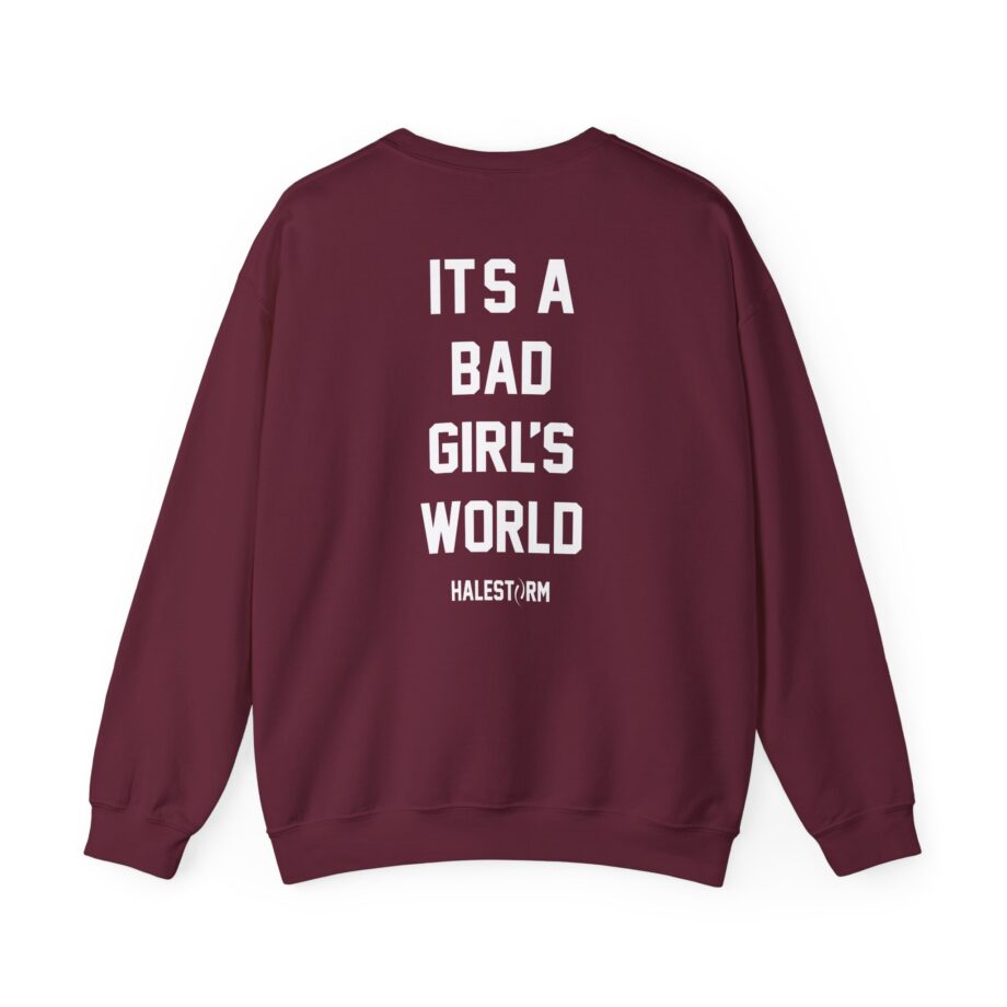 Halestorm It's a Bad Girl's World Unisex Heavy Blend™ Crewneck Sweatshirt